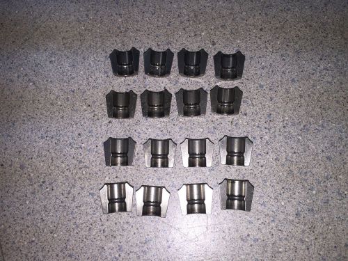 Nascar del west titanium 5/16 valves super 7* locks keepers radius std