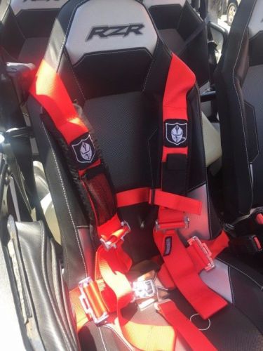 Utv seat belt safety harness 5 point 3&#034; padded polaris rzr4 xp900 xp1000 canam