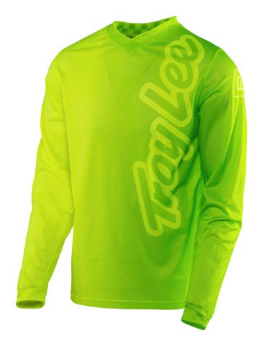 Troy lee designs 2017 gp air youth jersey 50/50 flo yellow 30612950*