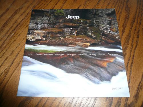2011 jeep liberty grand cherokee wrangler patriot compass sales brochure