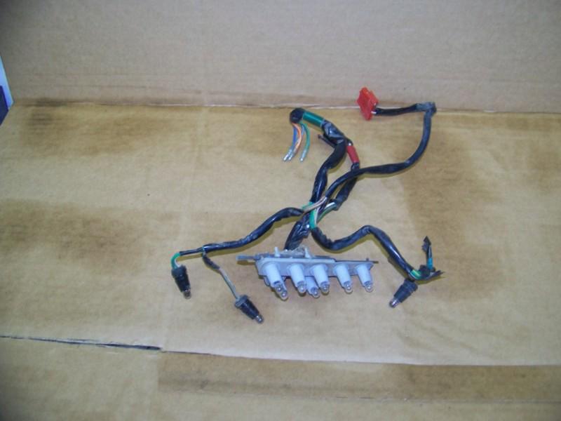 1985 1986 honda shadow vt1100 gauge harness with light bulbs