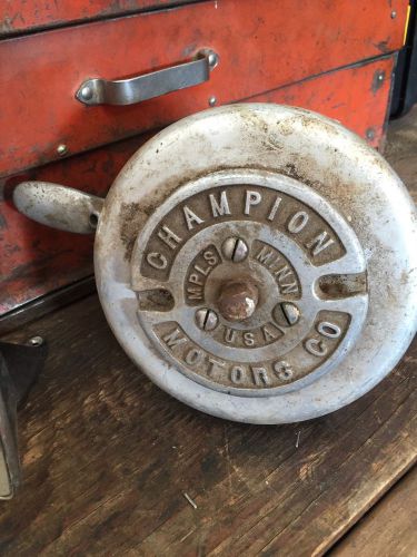 Antique champion outboard motor