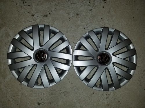 Set of 2 new 2010 2011 2012 jetta 16&#034; hubcaps wheel covers 61559 free shipping