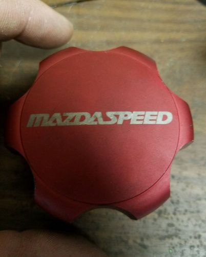Mazdaspeed 3 6 2 rx8 cx7 cx3 ms3 ms6 oem mazda billet aluminum red oil cap lid
