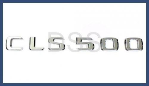 New genuine mercedes r129 emblem cls500 sl500 trunk insignia oem + warranty