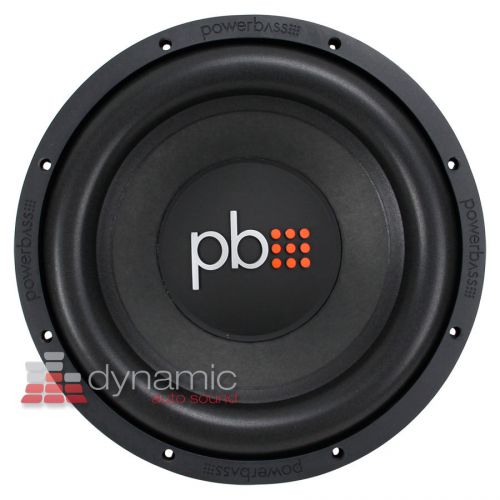 Powerbass s-1204 car audio svc 12&#034; 4-ohm s series subwoofer 600 watts
