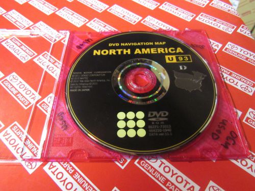 10-12 oem used toyota sequoia navigation dvd 11.1 disc u93 update