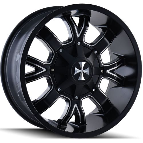 20x10 black dirty 8x6.5 &amp; 8x170 -19 wheels open country mt 33 tires