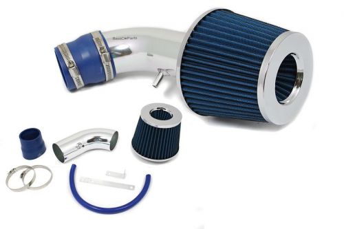 Bcp blue short ram air intake racing system + filter for 01-03 elantra 2.0l l4