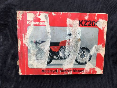 Kawasaki kz200 manual
