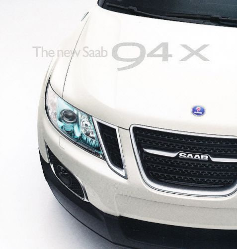 2012 2011 saab 9-4x 94x 94-x last year final rare original car sales brochure