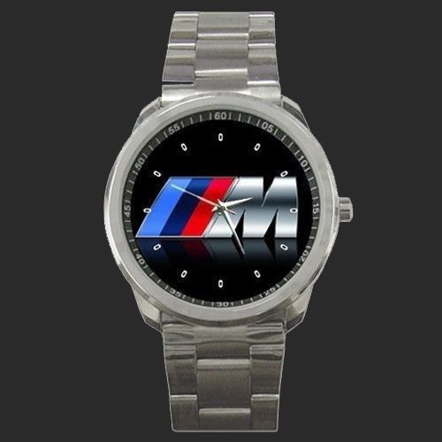 New design - bmw m style logo emblem sport metal watch