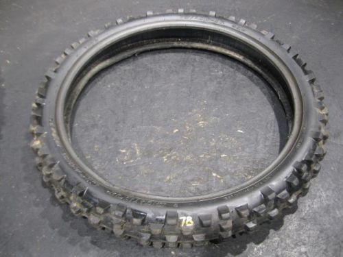 Used dunlop d756f 70/100-17 moto dirtbike rear tire beginner practice spare