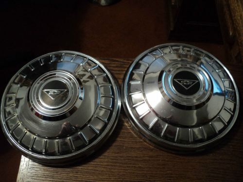 Vintage chevrolet corvair hub caps 1965? (pair)