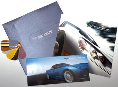 2008 corvette dealer catalog coupe convert zo6 mint