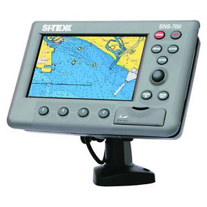 Si-tex sns-700ef chartplotter fishfinder w/ext. gps antenna model# sns-700ef