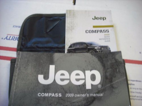 2009 jeep compass owners manual &amp; case