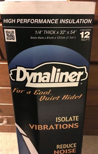 Dynamat dynaliner 1/4&#034; 6.4mm 32&#034; x 54&#034; vibration noise heat block 11102