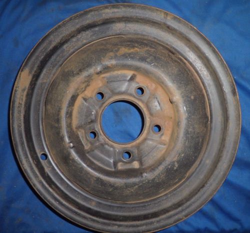 Nos 1940 16&#034;x4&#034; ford 5 lug steel wheel  rat rod lincoln gasser coupe