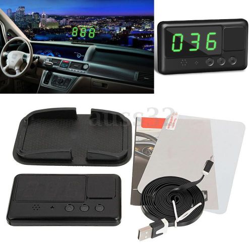 Dc12-24v universal car gps speedometer head up display+overspeed warning plug