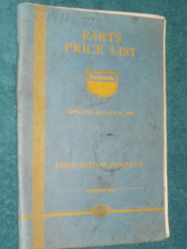 1917-1933 fordson tractor parts catalog original / rare &amp; neat! / 32 31 30 29 28