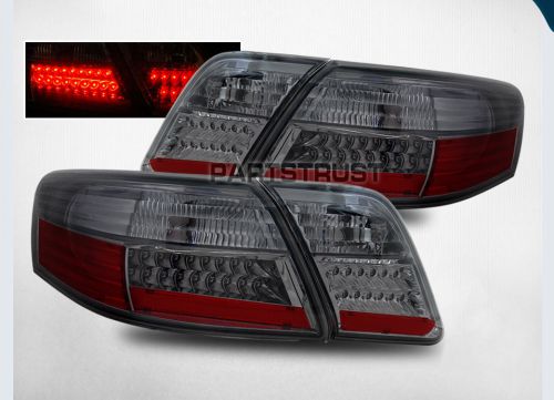 07-09 toyota camry smoke tint led tail lights rear lamps left right assembly