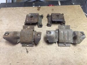 71/73 mustang motor mounts with frame adapters (rare)