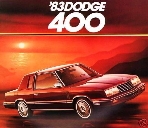 1983 dodge 400 factory brochure-dodge 400 convertible