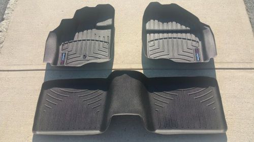 2008,2009 ford taurus floor mats by weathertech®. digitalfit floorliner set blk