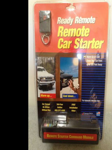 Ready remote car starter kit w/command module warm up..cool down..nip (#bxc-l15)