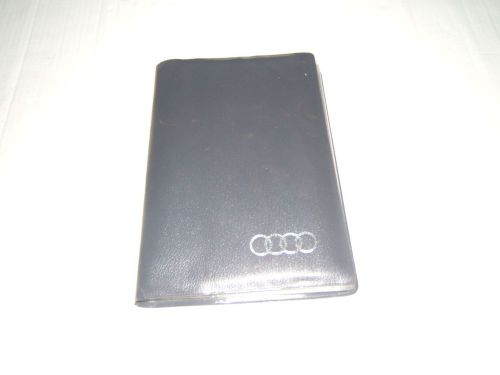 Oem 1997 audi a6/ a6 wagon owners manual set of 7 w/ wallet