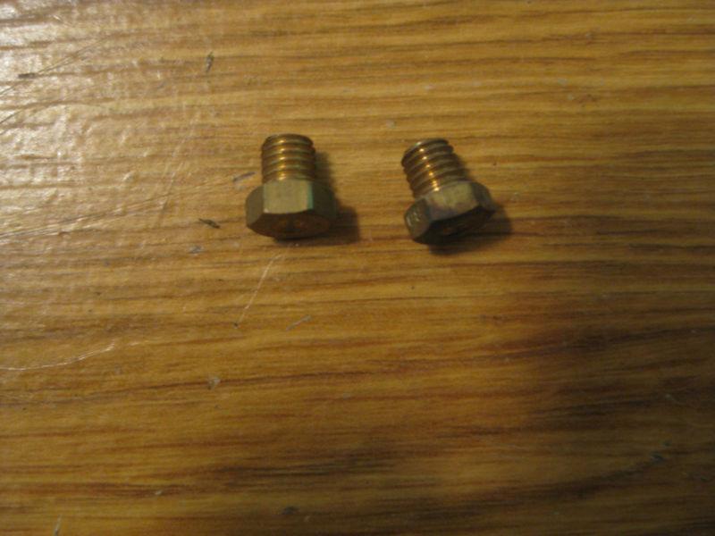 2 nos obsolete vintage yamaha motorcycle carb main jets ~ part # 288-14343-40-00