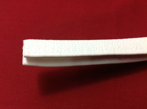 Flex boat trim lock molding lip q white 1/8&#034; 3/16&#034; vinyl textured edge by foot