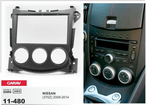 Carav 11-480 2din car radio dash kit panel for nissan 370z 2009-2012