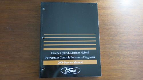 2009 ford escape, mariner (hybrids) powertrain control emission diagnosis manual