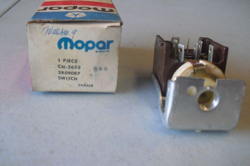 Nos mopar head light switch part # 2809087