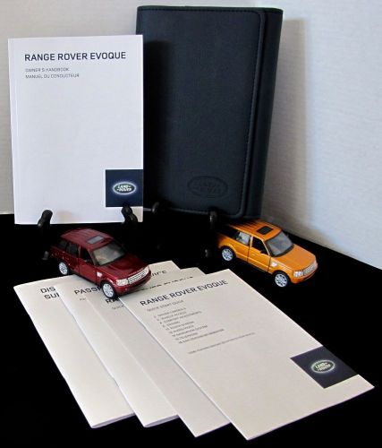 2015 land rover evoque with navigation owners manual set #o223