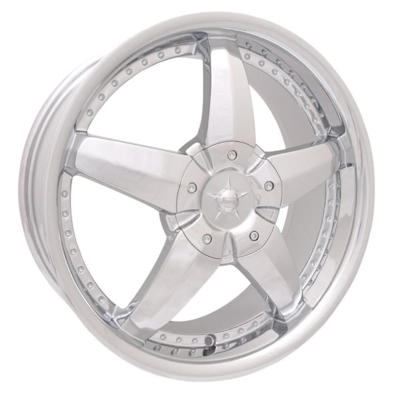 17x7 bwt riviera chrome wheel/rim(s) 5x120 5-120 17-7