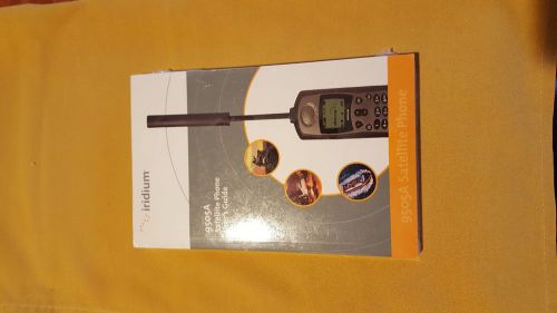 Iridium 9505a user manual in sealed package