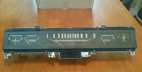68-70 roadrunner non rally instrument cluster with clock