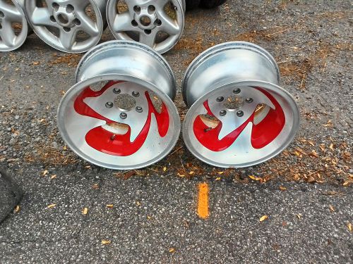 15x10 gasser rat rod car truck american racing aluminium wheels vintage