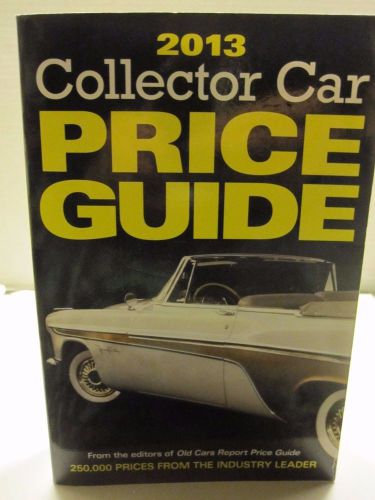 2013 collector car price guide