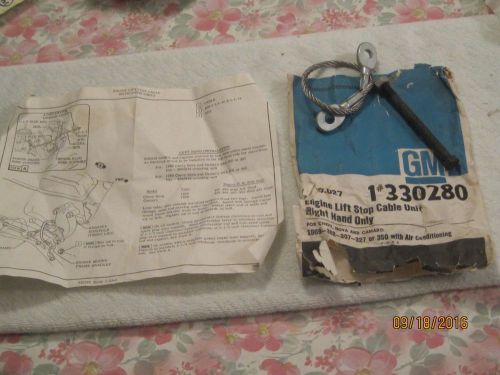 Nos 1969 chevrolet camaro, nova right hand hold down cable-part number 330280