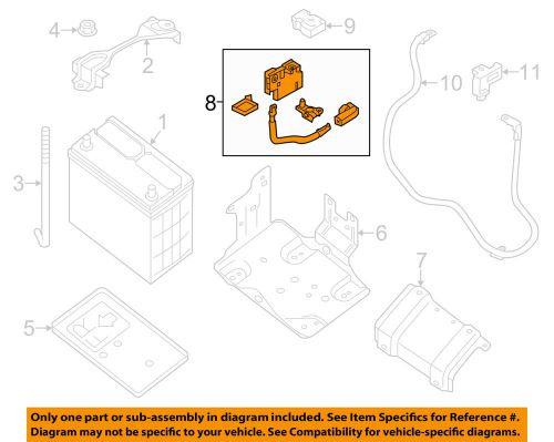 Nissan oem 13-16 leaf battery-positive cable 241053nf0a