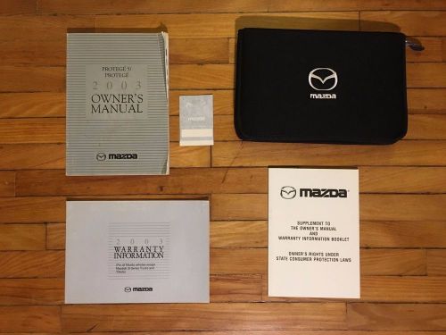 2003 mazda protege 5 owner&#039;s manual with case (protege5)