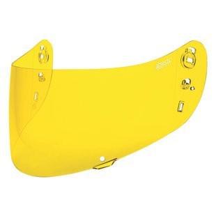 Icon airmada helmet shield fog free optics yellow