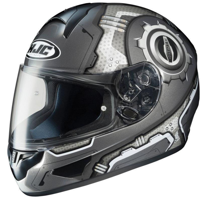 Hjc cl-16 machine full face  street  motorcycle helmet  black size  xxx-large