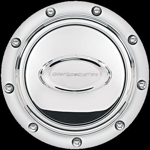 Bsp32710 billet specialties logo riveted outer ring kit polished aluminum -