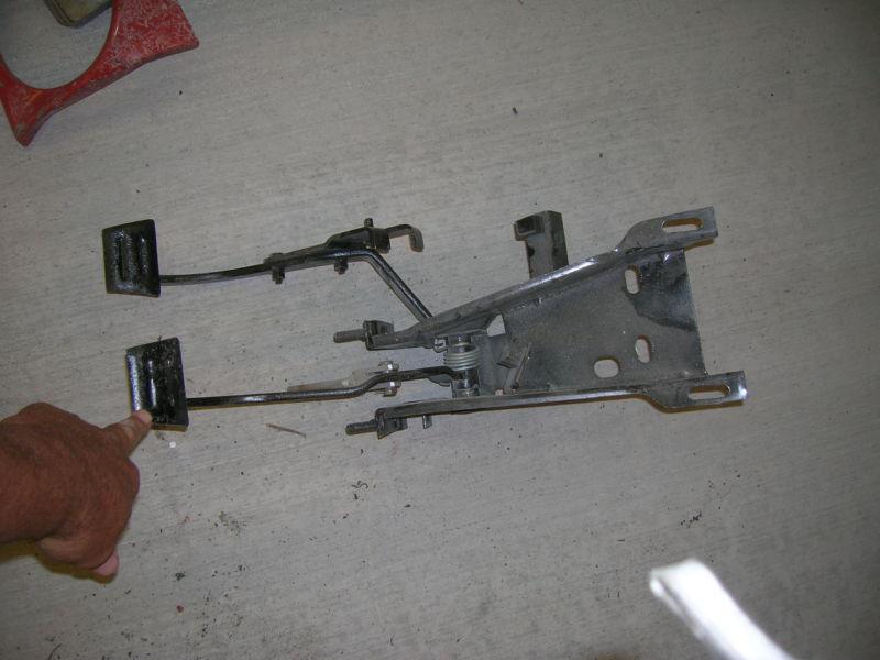 1963-1967 corvette clutch and brake swing pedal assembly.
