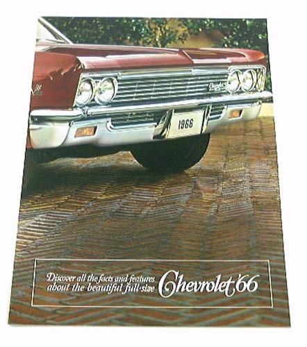 1966 66 chevy chevrolet brochure impala caprice bel air